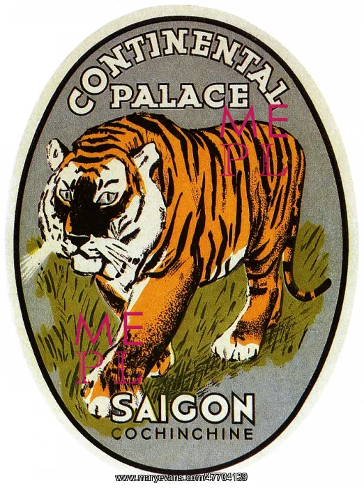  : Luggage Label from Saigon