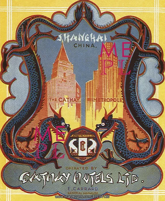  : Luggage Label from Shanghai