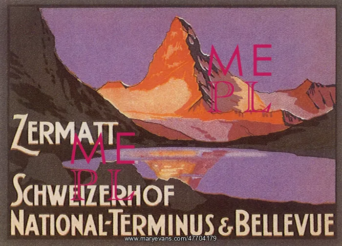 : Luggage Label from Swizterland : Luggage Label from Swizterland