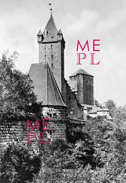 : Luginsland Tower in Nuremberg, 1906 : Luginsland Tower in Nuremberg, 1906