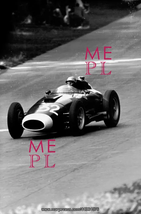 : Luigi Musso in a Lancia : Luigi Musso in a Lancia