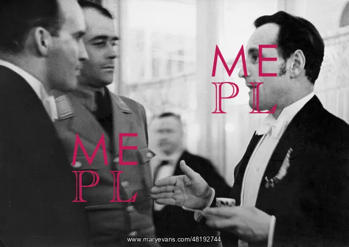 : Luis Trenker and Albert Speer : Luis Trenker and Albert Speer