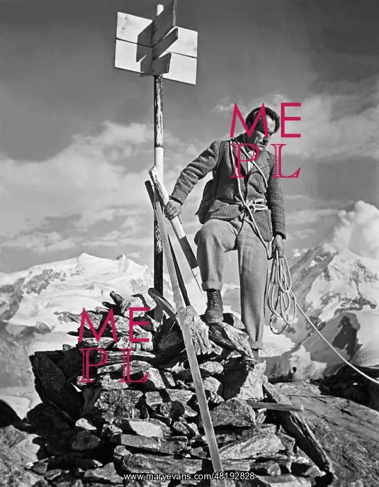 : Luis Trenker in The Mountain Calls, 1938 : Luis Trenker in The Mountain Calls, 1938