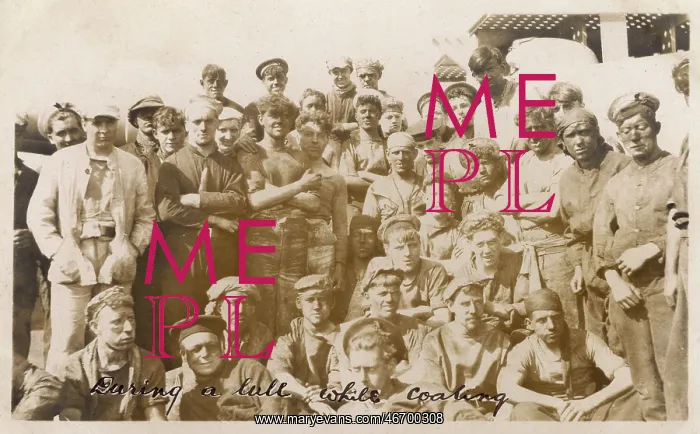 : A lull whilst coaling HMS Marlborough - Moda, Turkey : A lull whilst coaling HMS Marlborough - Moda, Turkey