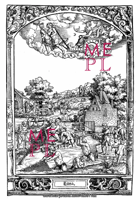 : Luna: from series of prints executed 1531 by Hans : Luna: from series of prints executed 1531 by Hans