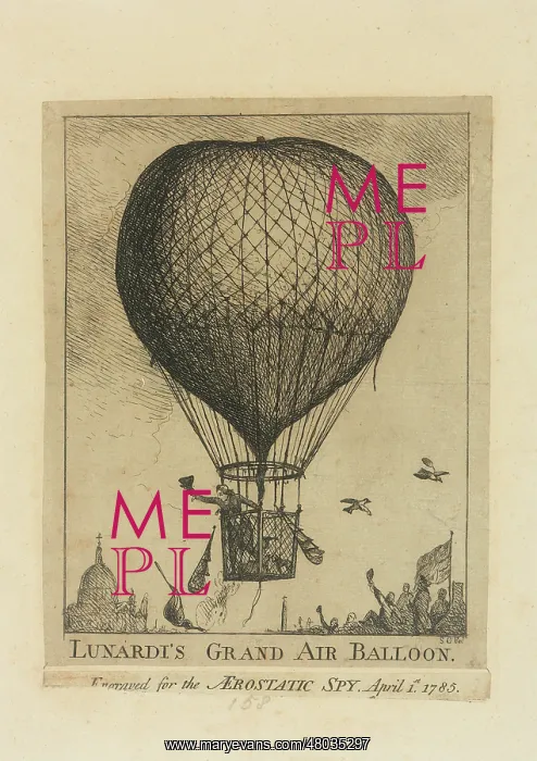 : Lunardi in a balloon : Lunardi in a balloon