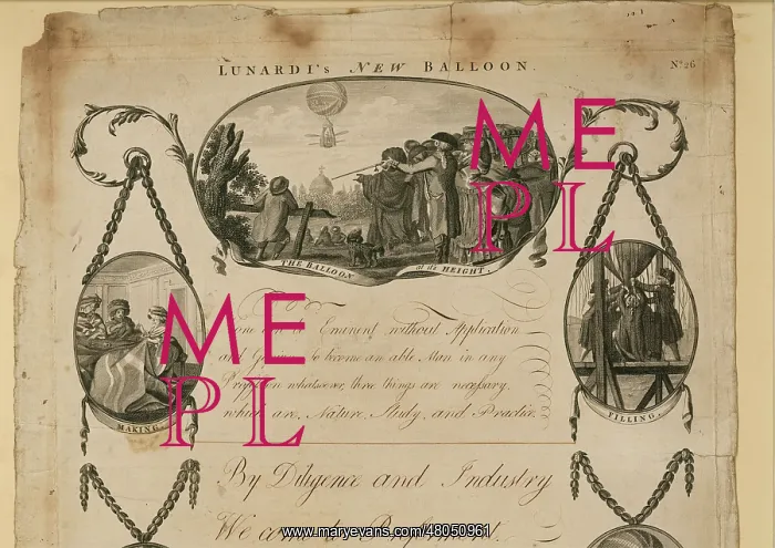 : Lunardi's new balloon 1785 : Lunardi's new balloon 1785