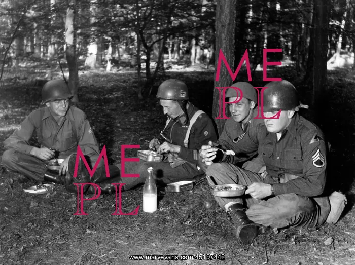 : Lunch break at US maneuver Combino in Germany : Lunch break at US maneuver Combino in Germany