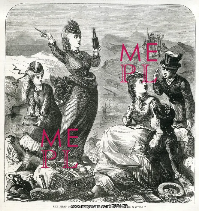 : Lunch on the Moors in September 1870 : Lunch on the Moors in September 1870