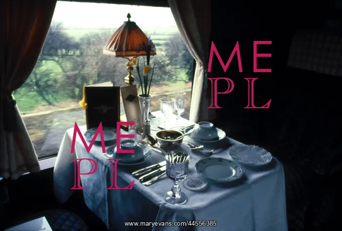  : Lunch on the Orient Express retro