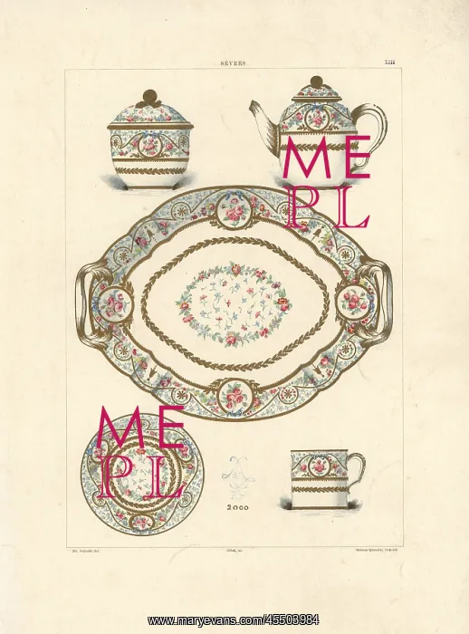 : Lunch service called Solitaire, 1779 : Lunch service called Solitaire, 1779