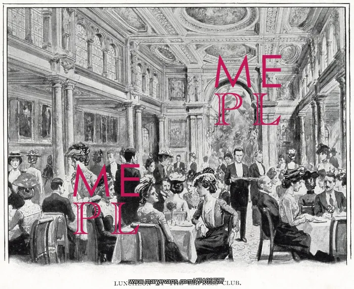 : Luncheon at the Empress Club 1900 : Luncheon at the Empress Club 1900
