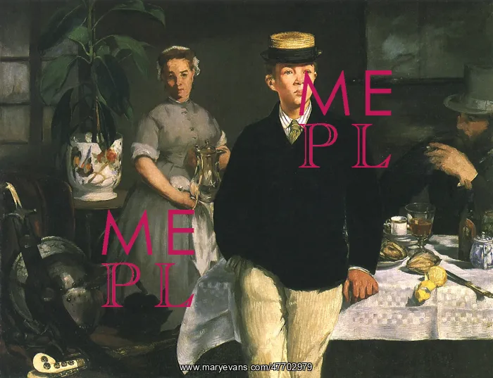  : Luncheon in the Studio, by Manet
