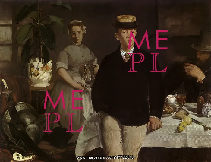  : The Luncheon in the Studio, by Manet