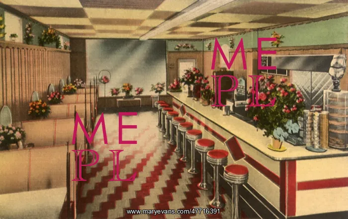 : Luncheonette Interior : Luncheonette Interior