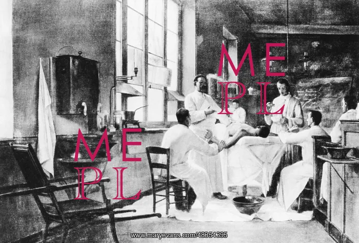 : Lung operation, 1894 : Lung operation, 1894