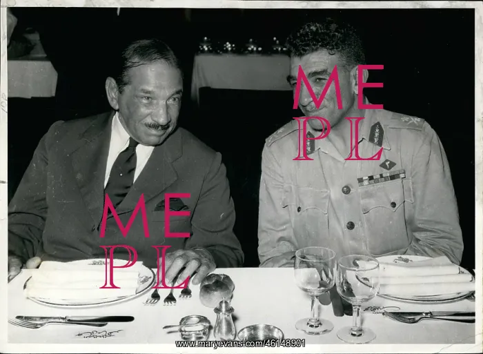 : Luoa Mohamed Neguib, PM at dinner party : Luoa Mohamed Neguib, PM at dinner party