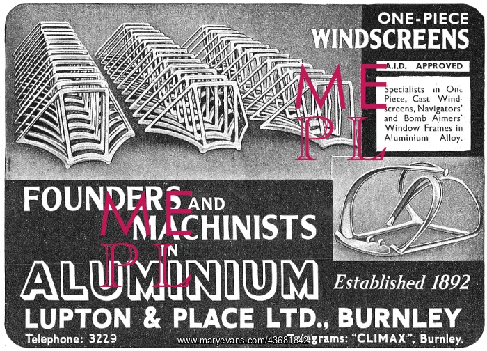 : Lupton & Place Aluminium Founders & Machinists : Lupton & Place Aluminium Founders & Machinists