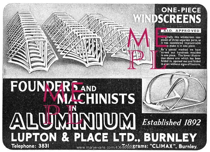 : Lupton & Place - Founders & Machinists - Burnley : Lupton & Place - Founders & Machinists - Burnley