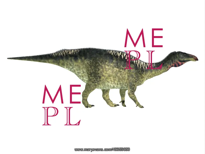 : Lurdusaurus dinosaur, side profile : Lurdusaurus dinosaur, side profile
