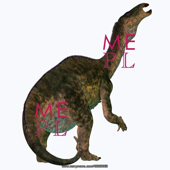 : Lurdusaurus dinosaur, rear view on white background : Lurdusaurus dinosaur, rear view on white background