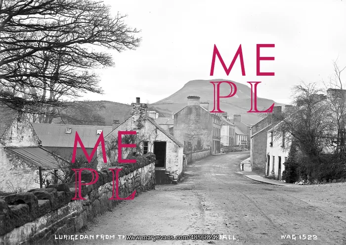: Lurigethan from the Glens Hotel, Cushendall : Lurigethan from the Glens Hotel, Cushendall
