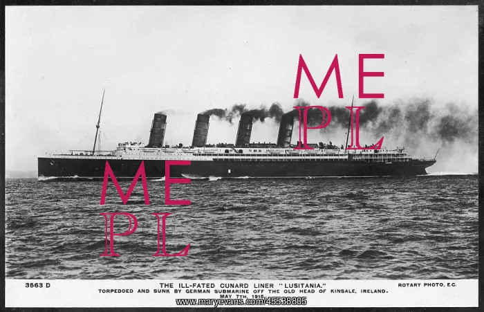 : Lusitania in 1908 : Lusitania in 1908