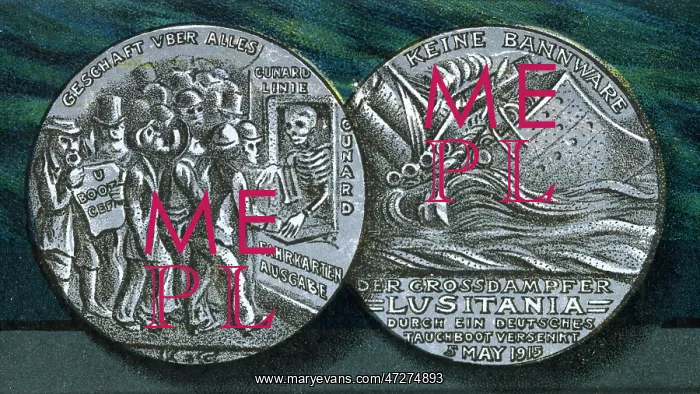 : LUSITANIA MEDAL : LUSITANIA MEDAL