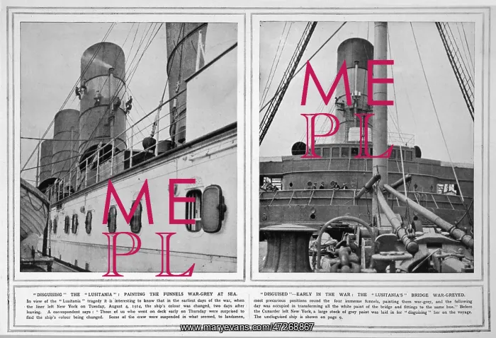 : LUSITANIA PAINTED GREY : LUSITANIA PAINTED GREY