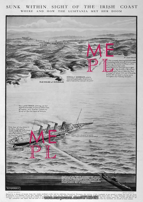 : LUSITANIA SINKS (MORELL) : LUSITANIA SINKS (MORELL)
