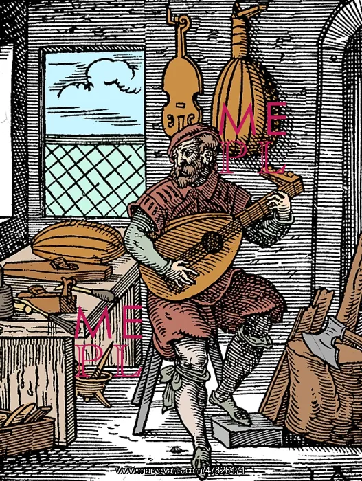 : Lute Maker, 1568 : Lute Maker, 1568