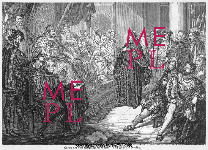 : LUTHER AT DIET OF WORMS : LUTHER AT DIET OF WORMS