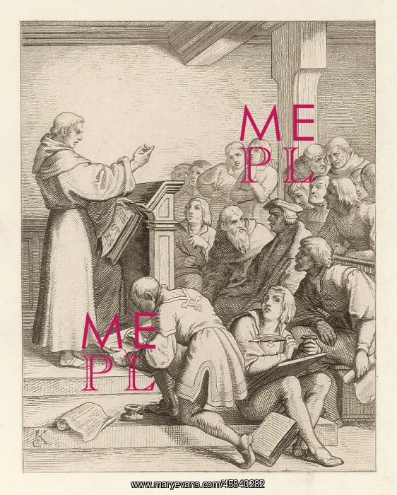  : LUTHER GIVES LECTURE