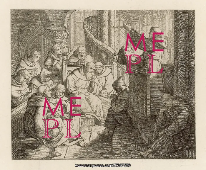 : LUTHER GIVES SERMON : LUTHER GIVES SERMON