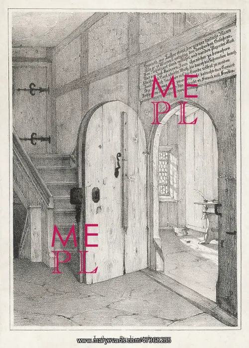 : LUTHER, WARTBURG DOOR : LUTHER, WARTBURG DOOR