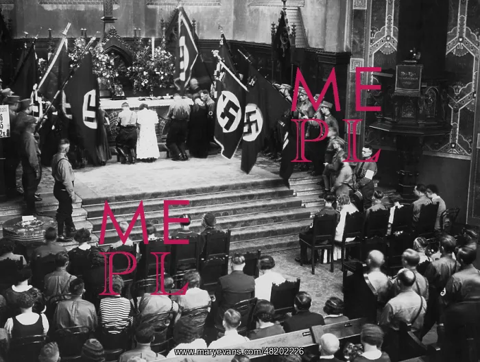: Lutheran mass wedding in the Third Reich, 1933 : Lutheran mass wedding in the Third Reich, 1933