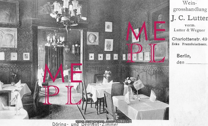 : The Lutter wine tavern in Berlin-Mitte, 1926 : The Lutter wine tavern in Berlin-Mitte, 1926