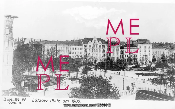 : Lutzowplatz in Berlin, around 1900 : Lutzowplatz in Berlin, around 1900
