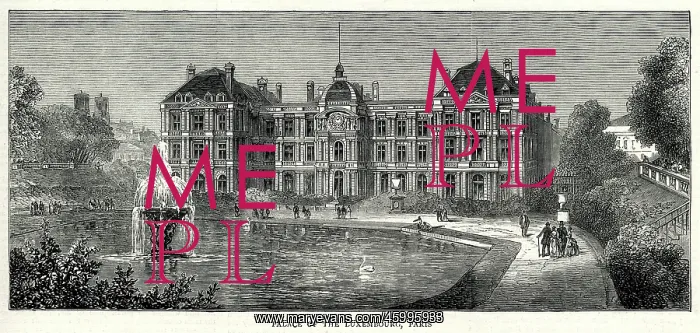 : The Luxembourg Palace, Paris 1871 : The Luxembourg Palace, Paris 1871