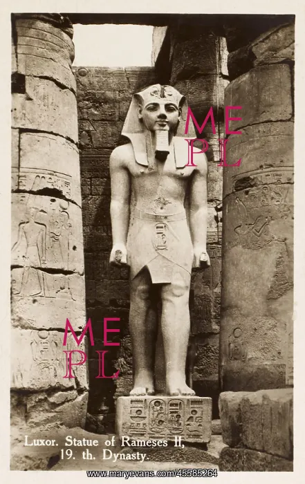 : Luxor Temple Complex, Egypt - Statue of Pharaoh Rameses II : Luxor Temple Complex, Egypt - Statue of Pharaoh Rameses II