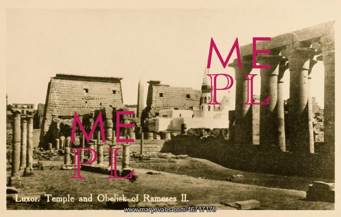 : Luxor Temple Complex - Temple and Obelisk of Rameses II : Luxor Temple Complex - Temple and Obelisk of Rameses II