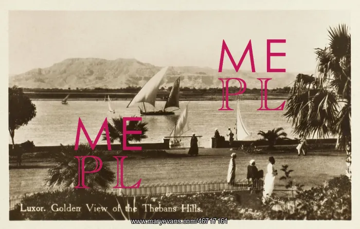  : Luxor Temple Complex - View of the Theban Hills