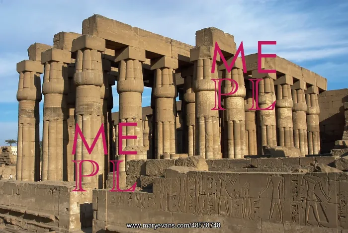 : Luxor Temple. Hypostyle. Egypt : Luxor Temple. Hypostyle. Egypt