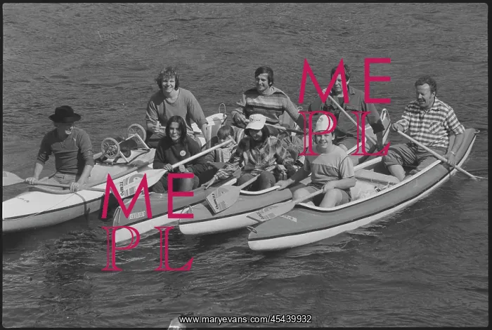 : Luznice River, paddlers, canoe : Luznice River, paddlers, canoe