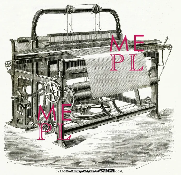 : Lyall's patent postive motion loom : Lyall's patent postive motion loom