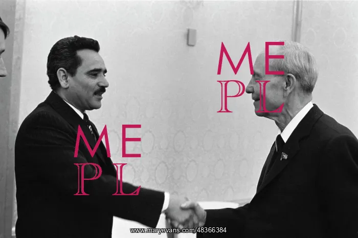 : Lybian statesman M. Shaaban visits USSR : Lybian statesman M. Shaaban visits USSR