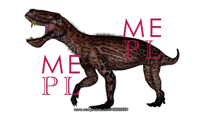 : Lycaenops dinosaur roaring, white background : Lycaenops dinosaur roaring, white background