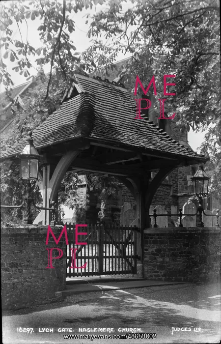 : Lych Gate at Haslemere Church : Lych Gate at Haslemere Church