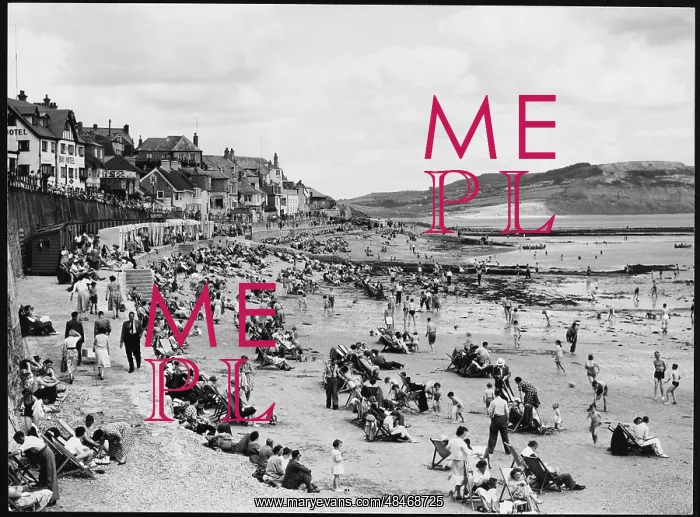  : LYME REGIS / BEACH 1950S