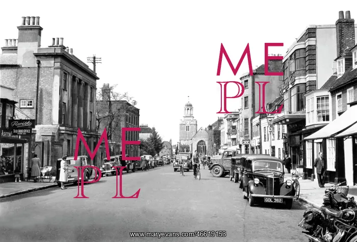  : Lymington, High Street c1955